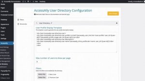 Wordpress Member Directory with Profile -  AccessAlly Plugin Review