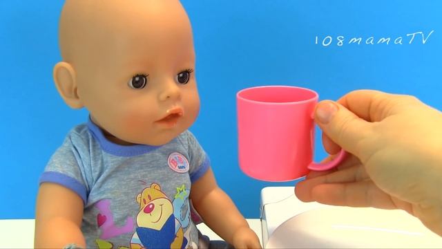 БУДУ КУШАТЬ ТОЛЬКО КОЛЕЧКИ! Кукла #Бебибон Завтракет Шоколадными Хлопьями Еда для кукол 108mamaTV смотреть онлайн