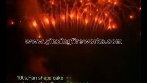 100s,Fan shape cake,red crossette with green bouquet.flv