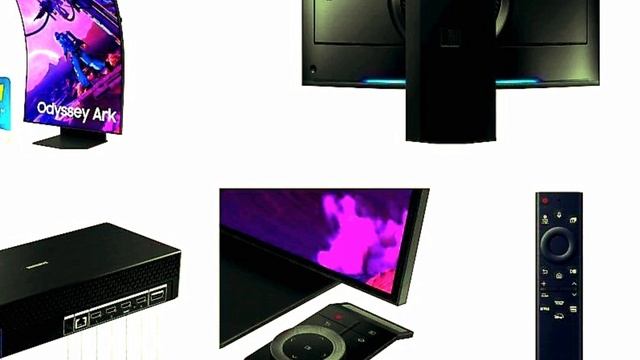 Samsung Odyssey Ark 55″ 4K UHD 165Hz curved gaming monitor смотреть онлайн