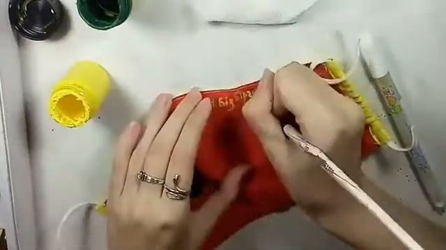 Роспись защитной маски. смотреть онлайн