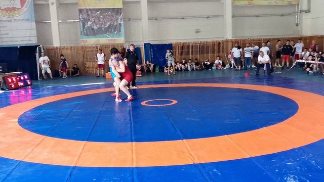 вес 92 кг. Качуров (Пермский край)-Кадзов(Московская обл.)  Юношеская Спартакиада России 2022г.