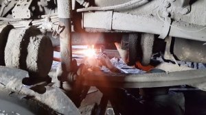 Scania 113 замена передней балки.