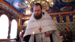 Таинство Крещения в храме Царственных Страстотерпцев