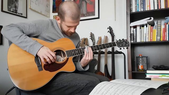 Improvisation_19: Ambient textures with a slide on the Fender PM-3 смотреть онлайн