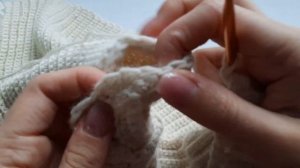 Обвязка готового полотна крючком // Обвязка рюши крючком