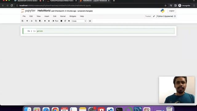 Write a program to print Hello World in Python