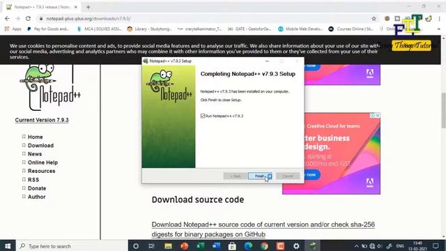 Notepad ++ | How to Download, install and use of notepad plus plus by Every Things Tutorial