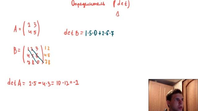 Матрица. Определитель матрицы 2х2 3х3 (Матричный шварц 5) матрицы математика смотреть онлайн