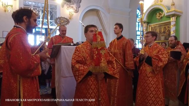 Торжества в честь праздника Собора святых Ивановской митрополии в Кинешме 21.06.2018 смотреть онлайн