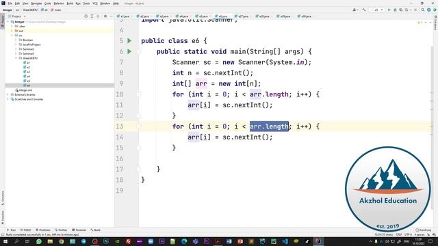 JAVA SE. 5 САБАҚ. ARRAYS. АҚЖОЛ КНЯЗОВ смотреть онлайн