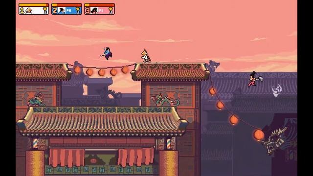 Roof Rage | 2d Platform Fighting Game with the Boys | Funny Moments смотреть онлайн