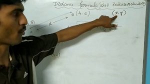 How to find the distance between two points in kannada(Distance formula)