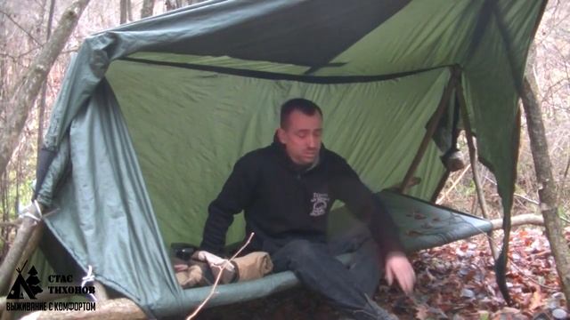Тёплая лежанка осенью - зимой / Отопления укрытия (палатки) в холодное время смотреть онлайн