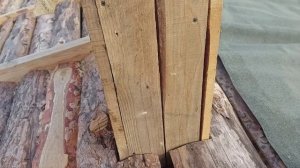 сарай своими руками часть 5. застелил опилки и профлист. Жизнь в деревне