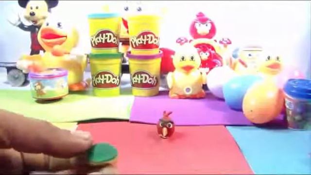 play doh frog angry birds surprise eggs peppa pig mickey mouse смотреть онлайн
