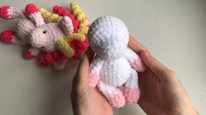 Единорожка крючком с кудряшками. Мастер-класс. Часть 2