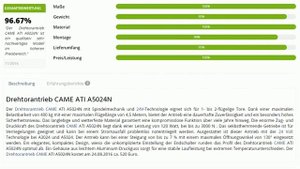 Drehtorantrieb CAME ATI A5024N | Tipps und Preisvergleich