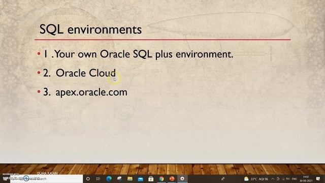 Learn Complete Oracle SQL - Part 2: Oracle Release version, Environments & SQL overview смотреть онлайн