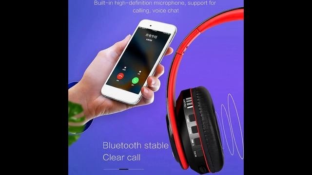 Бюджетные беспроводные наушники для пк Bluetooth с микрофоном