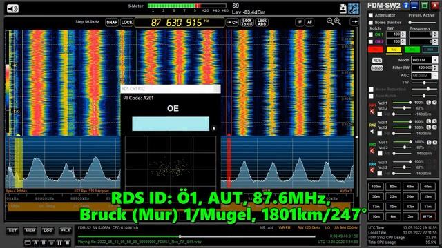 13.05.2022 07:59UTC, [Es], Ö1, Австрия, 87.6МГц,  1801км