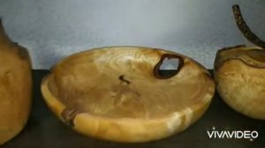 Вазы из разных пород дерева