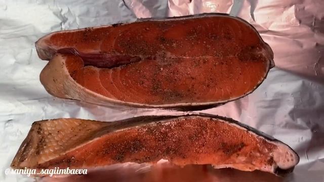 Сёмга с овощами