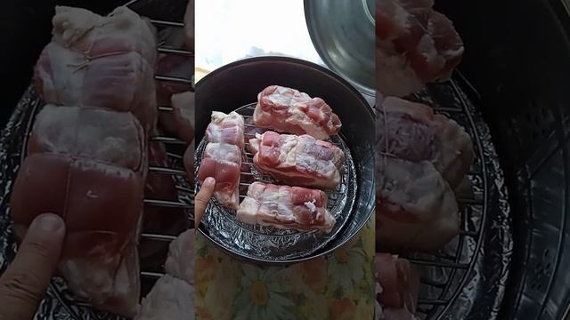 копчение грудинки в медицинской биксе 1 часть