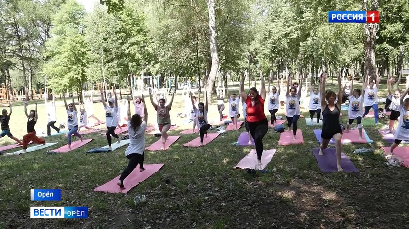 Площадка рибок в парке Победы