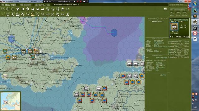 Gary Grigsby War In The West - Air/Авиация [RUS] смотреть онлайн