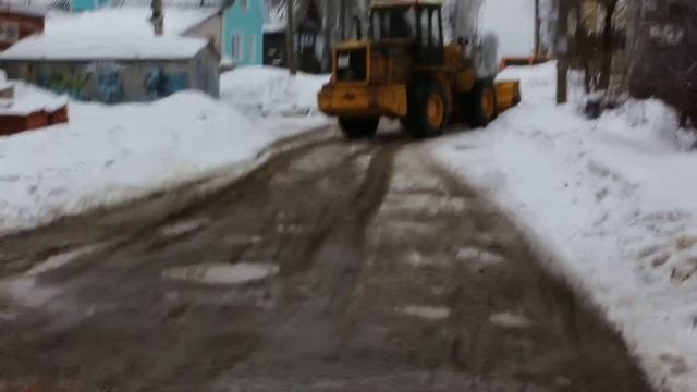 Уборка снега в Воткинске смотреть онлайн