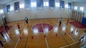 Детский футбол. Тренировка развития навыков паса в футболе.