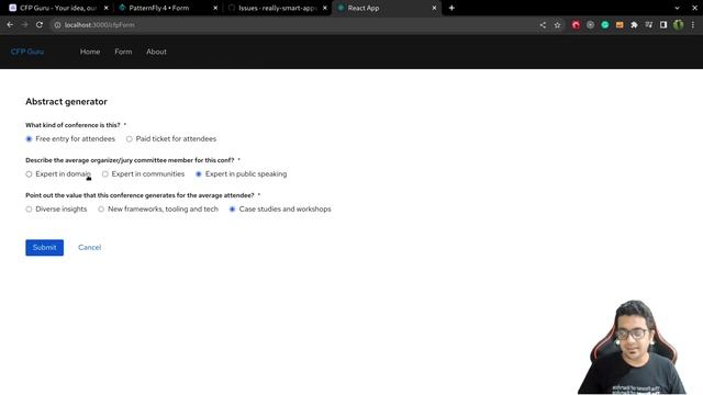 How did we build CFP Guru App in React, Typescript and Patternfly I CFP Form Page | Anuj Singla| #4 смотреть онлайн