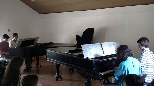 Jerry Snow 6/19/16 - Liszt: Hungarian Rhapsody #2, Arranged for 8 Hands