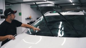 Бронирование лобового Nissan Xtrail пленкой Never Scratch