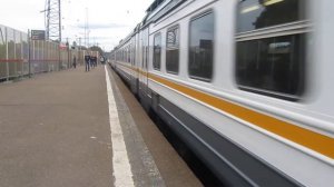 Электропоезд ЭД4М-0485 ЦППК станция Нара 20.06.2017