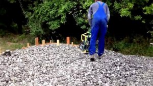 Устройство утепления фундаментной плиты - пеностекольный щебень