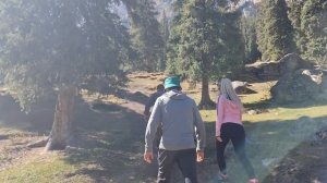 Пеший поход к водопаду Слезы Барса ущелья Барскоон 1 октября 2023 года 1 часть.