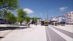 Visualisierung: Jubiläumspark, Berliner Platz, Ludwigshafen am Rhein