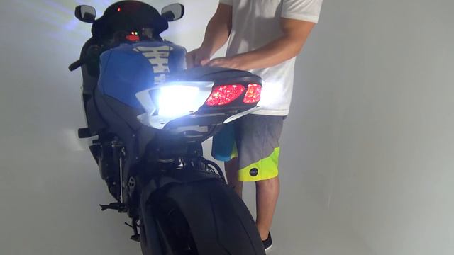 GIXXERBOYS - GSX-R Power Tail ! HIDS. LEDS. FENDER ELIMINATORS. смотреть онлайн