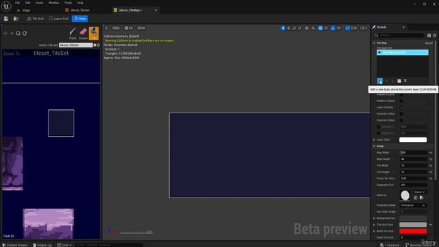 Unreal Engine 5 Create a multiplayer ( 1.4 Create Tile Map (Level design) )