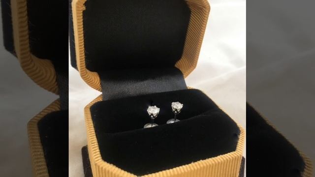 Пусеты с бриллиантами смотреть онлайн