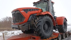 Отгрузка трактора Кировец К742МПр с двигателем мерседес мощностью 428 л/с
