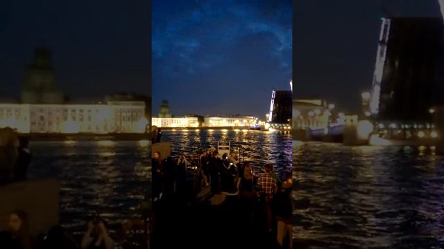 20150615  ДВОРЦОВЫЙ МОСТ . РАЗВОД. С П Б