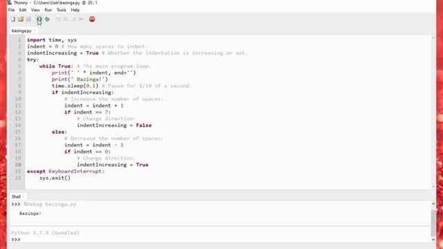 Fun with Python - Zigzag pattern