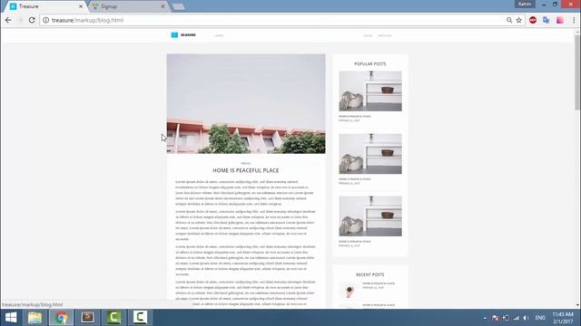 Блог на Yii2 - Обзор верстки #11 смотреть онлайн