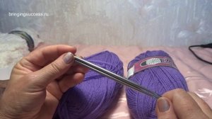 Как связать шапку-ушанку для девочки спицами