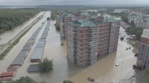 Тайфун зашел в город / Уссурийск топит / не хватило одного дня 2023