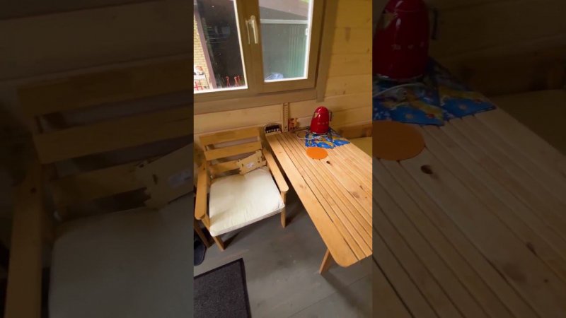 Баня из клееного бруса через 2 года #shorts #баня #баняподключ #парилка #строимбаню #банянадровах