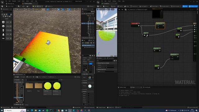 UE5 Decal material, wetness effect tutorial